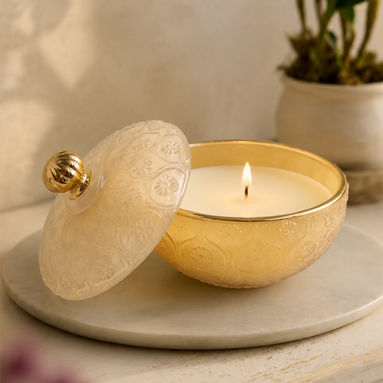Iced Americano Home Decorative Aroma  Candle Glass Vessel