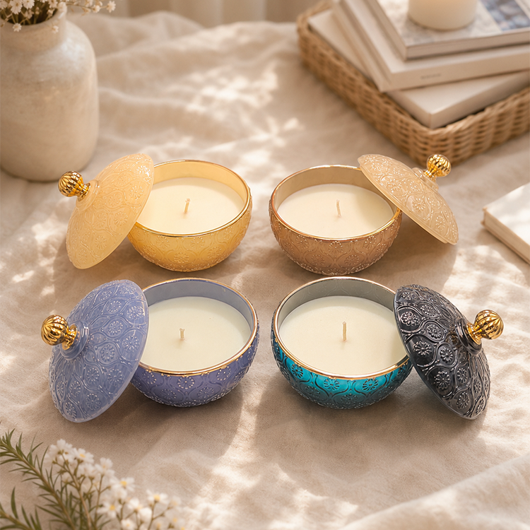 Iced Americano Home Decorative Aroma  Candle Glass Vessel