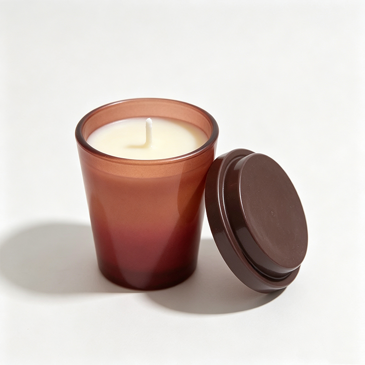 Arm-Scented Wooden Fragrance Glass Candle