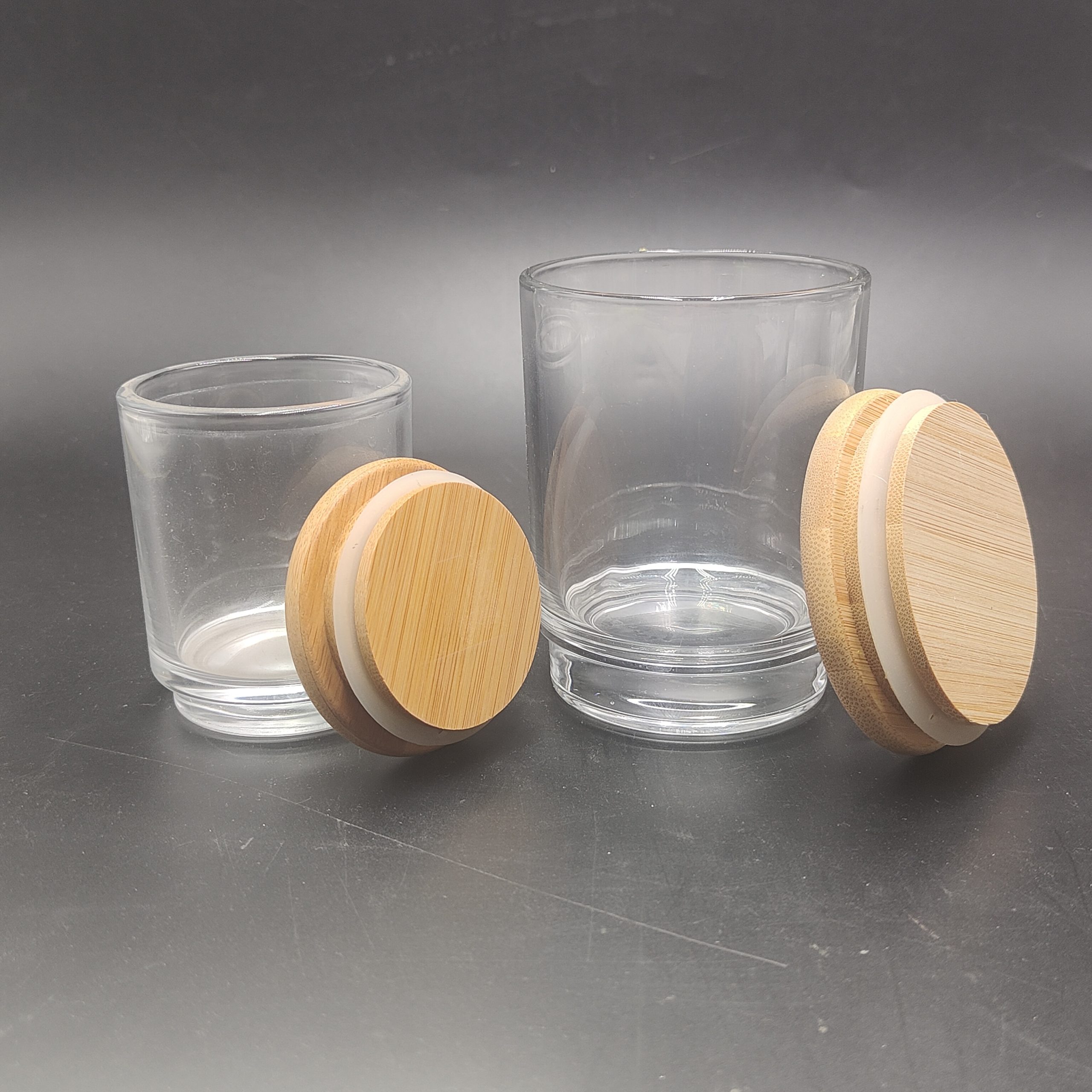 High Quality Round Wood Candle Lid