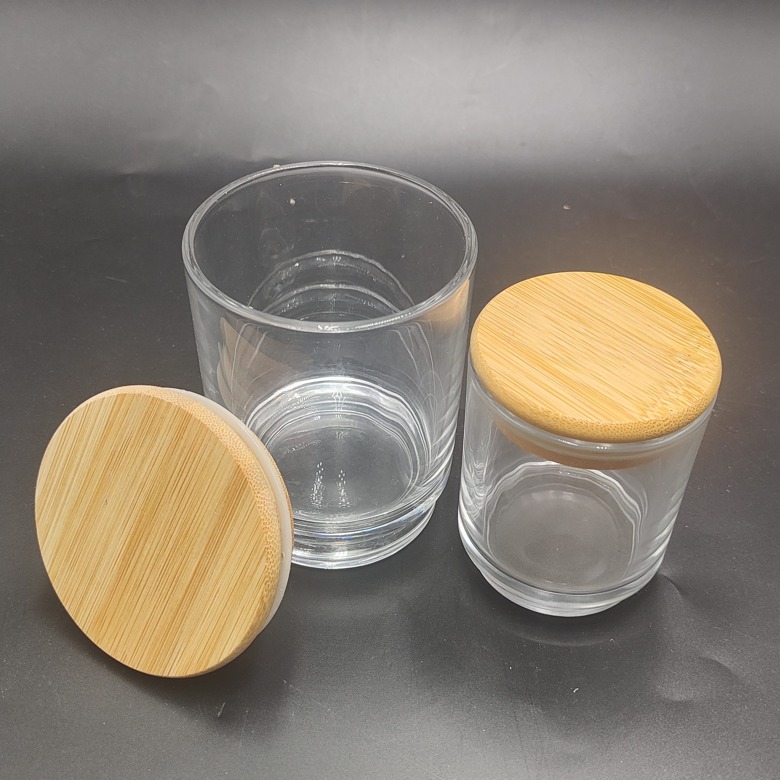 High Quality Round Wood Candle Lid