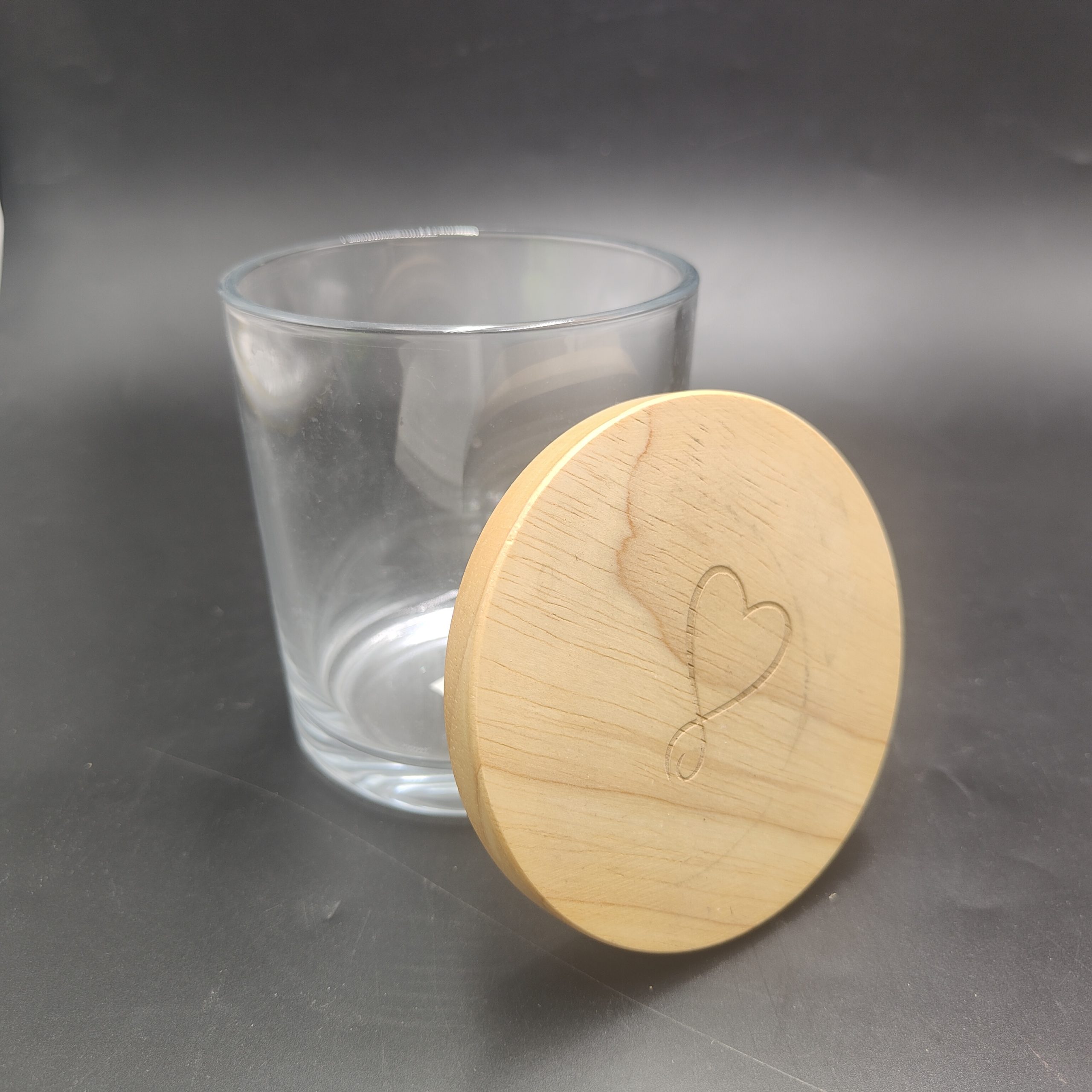 Wood Lid with Seal Ring for Candle Jars Storage Jars