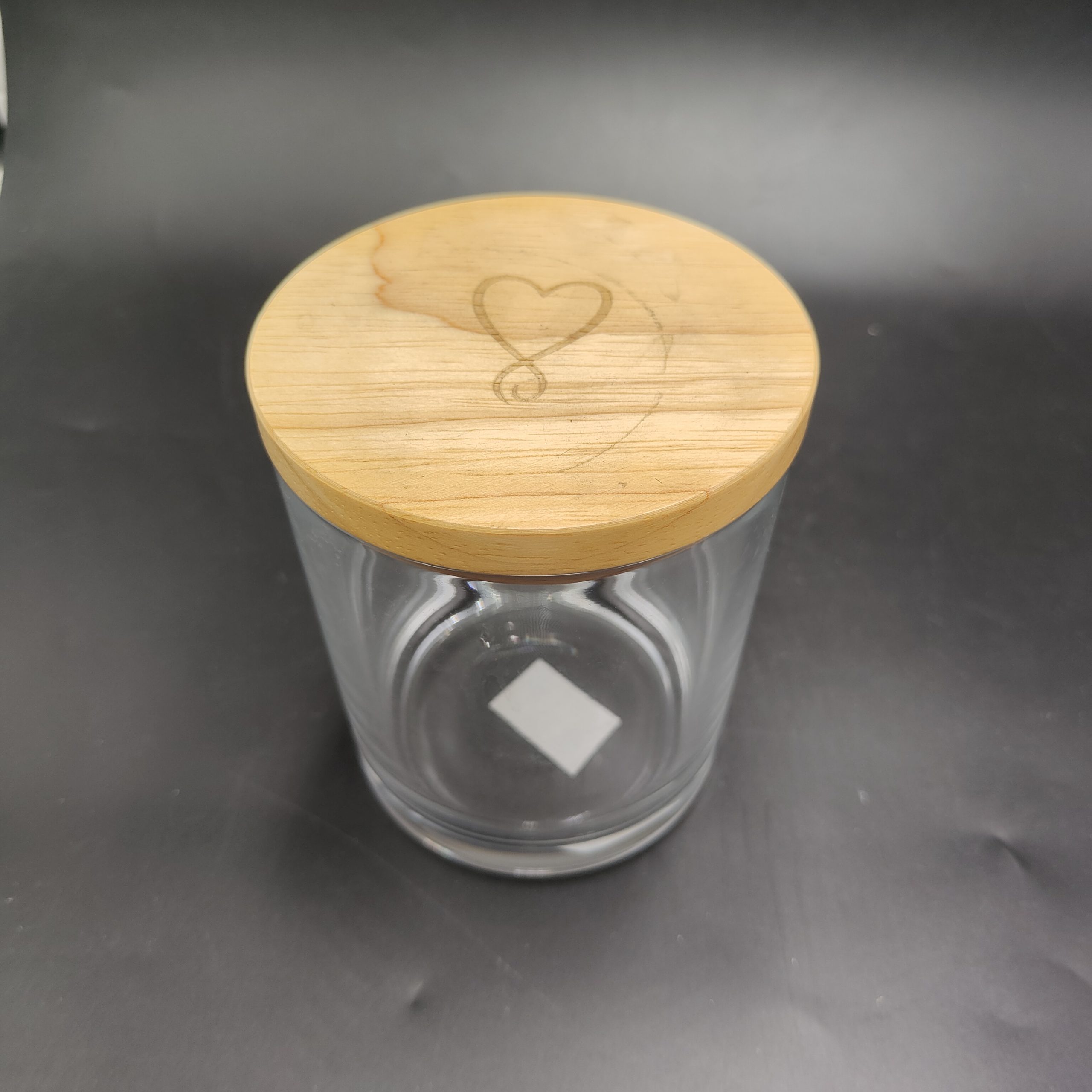 Wood Lid with Seal Ring for Candle Jars Storage Jars