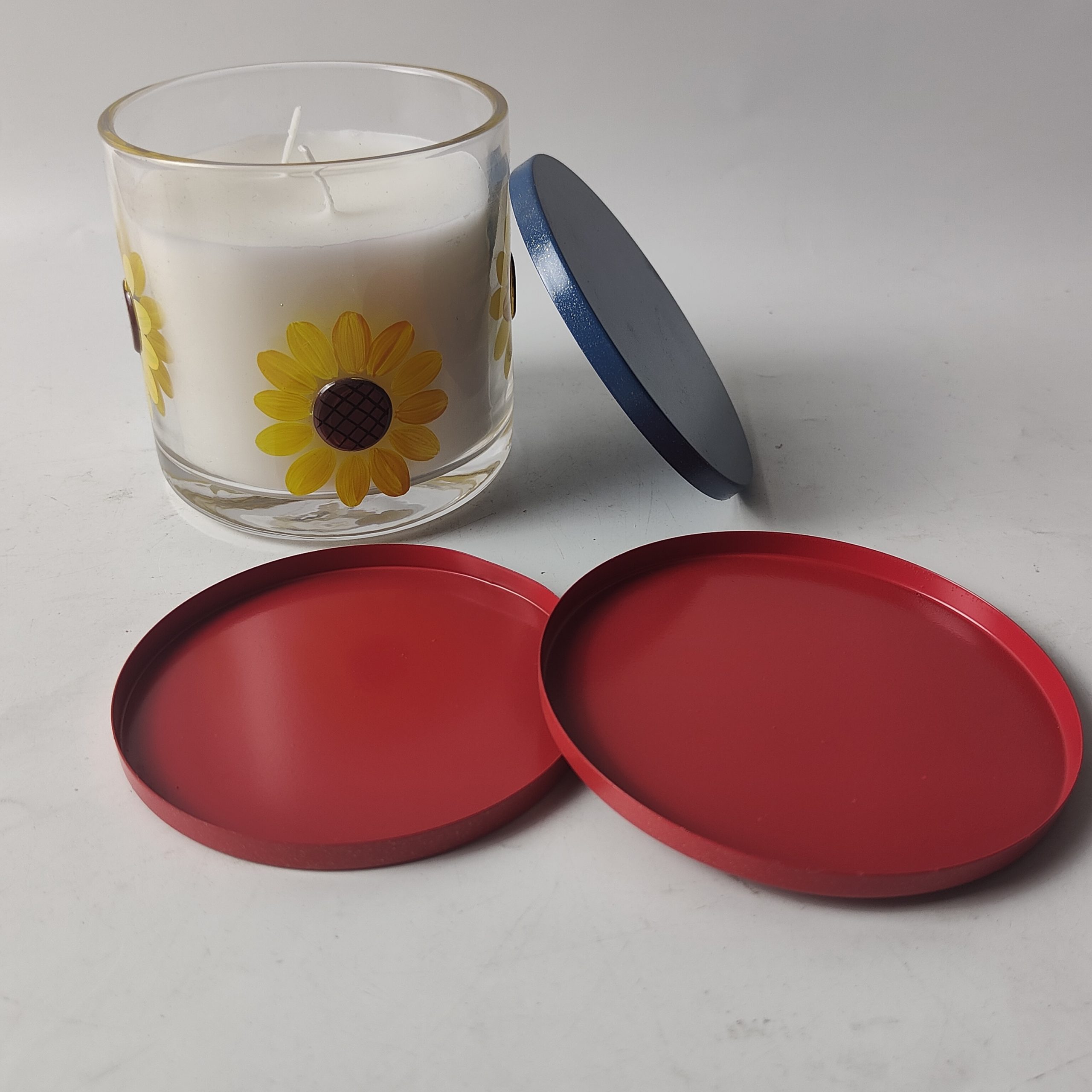Customized Colorful Metal Lid for Candle Cup